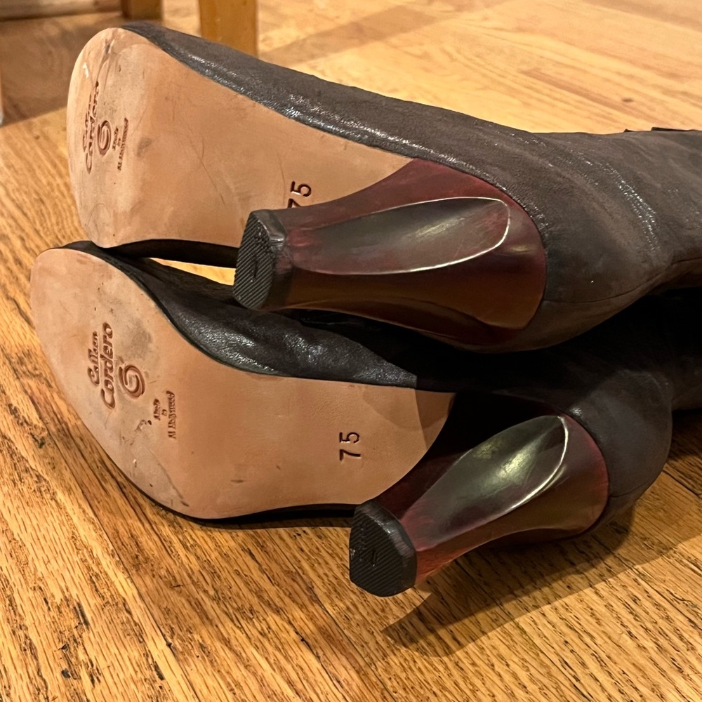 Calleen Cordero Tall Studded Leather Boots - Picture 6 of 11